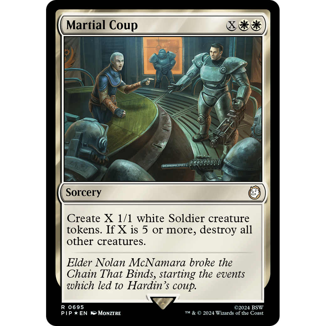 Martial Coup (PIP-695) - Fallout Foil