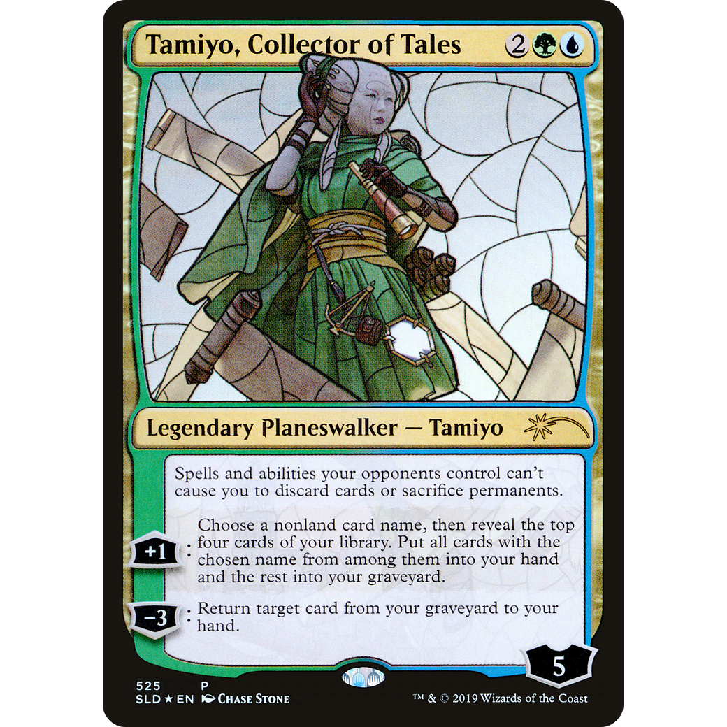 Tamiyo, Collector of Tales (Stained Glass) (SLD-525) - Secret Lair Drop Foil