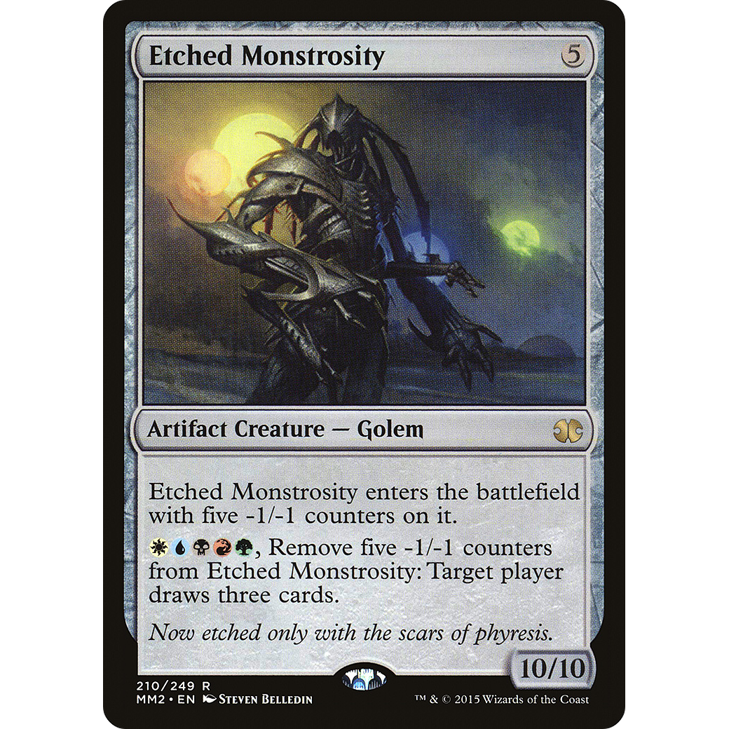 Etched Monstrosity (MM2-210) - Modern Masters 2015