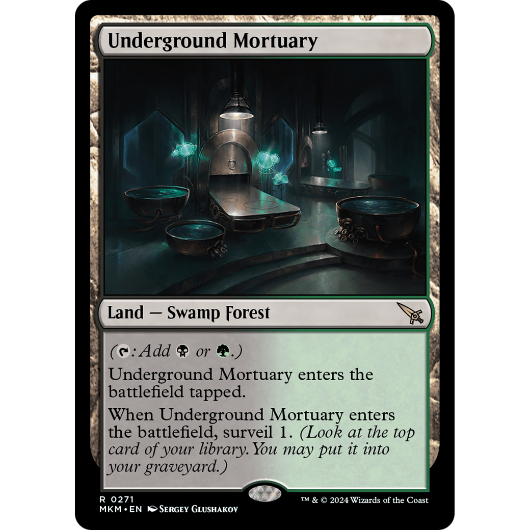 Underground Mortuary (MKM-271) - Murders at Karlov Manor