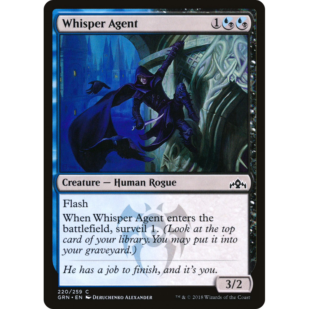 Whisper Agent (GRN-220) - Guilds of Ravnica