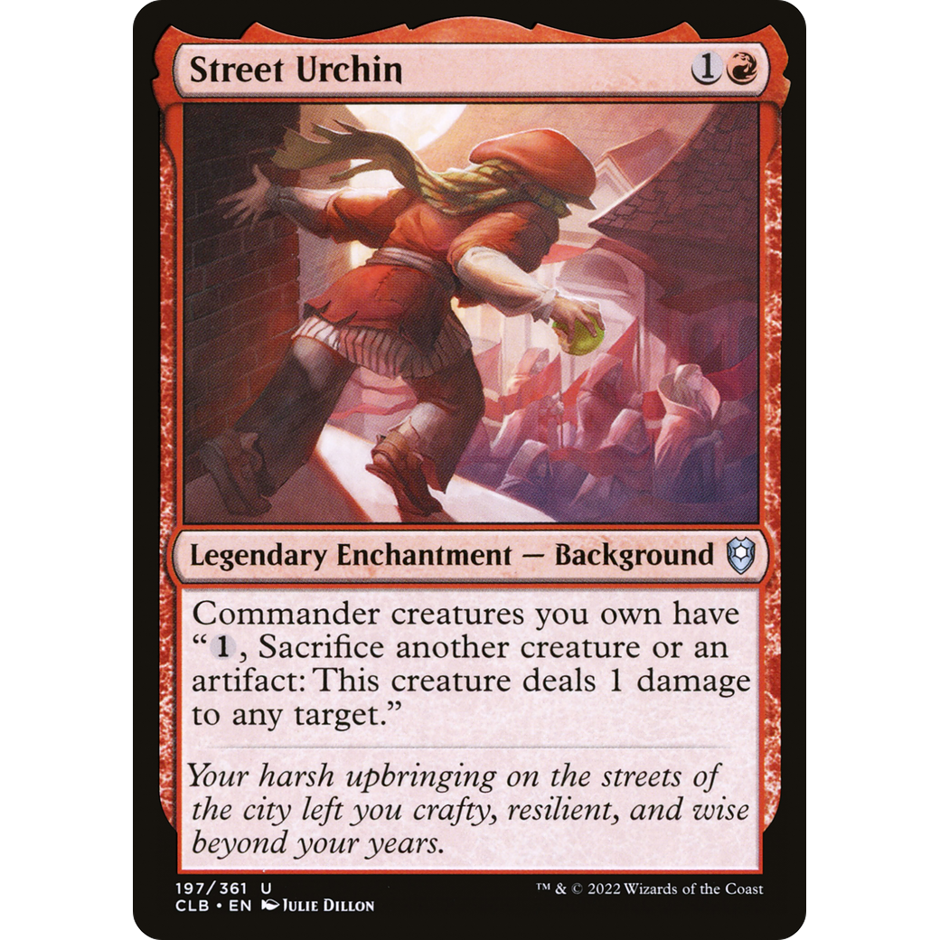 Street Urchin (CLB-197) - Commander Legends: Battle for Baldur's Gate Foil
