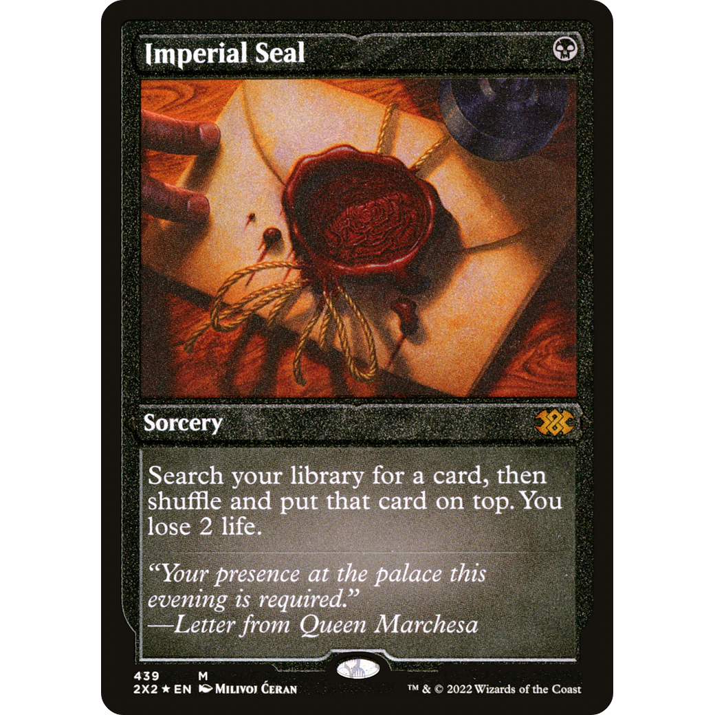 Imperial Seal (Foil Etched) (2X2-439) - Double Masters 2022 Foil