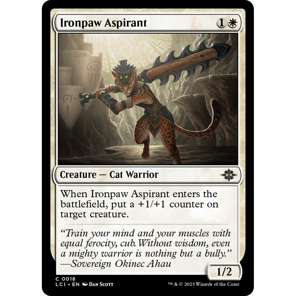 Ironpaw Aspirant (LCI-018) - The Lost Caverns of Ixalan