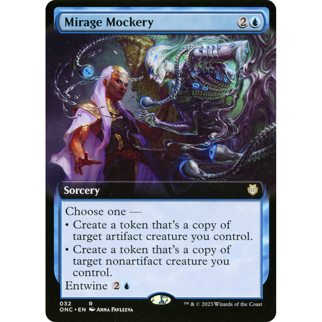 Mirage Mockery (ONC-032) - Phyrexia: All Will Be One Commander: (Extended Art) Foil