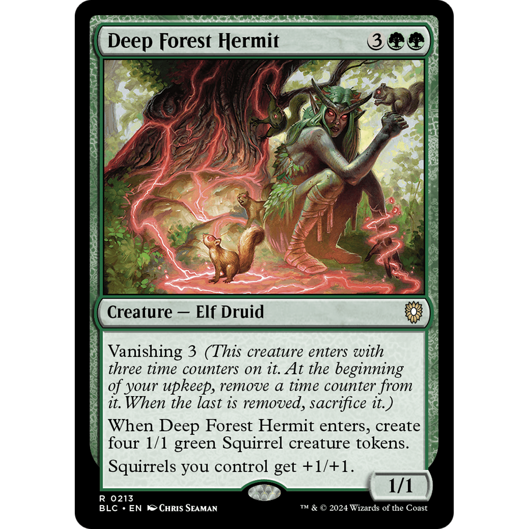 Deep Forest Hermit (BLC-213) - Bloomburrow Commander
