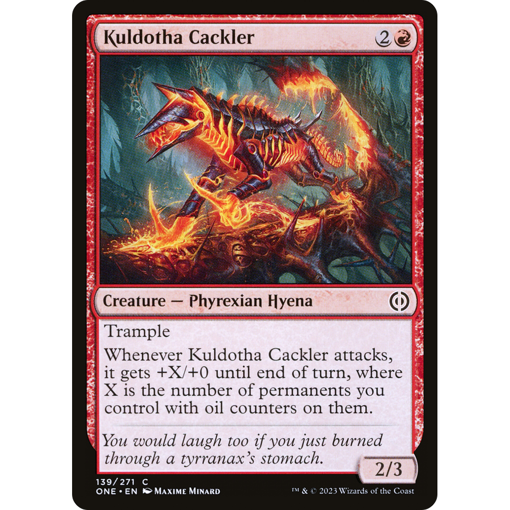 Kuldotha Cackler (ONE-139) - Phyrexia: All Will Be One Foil