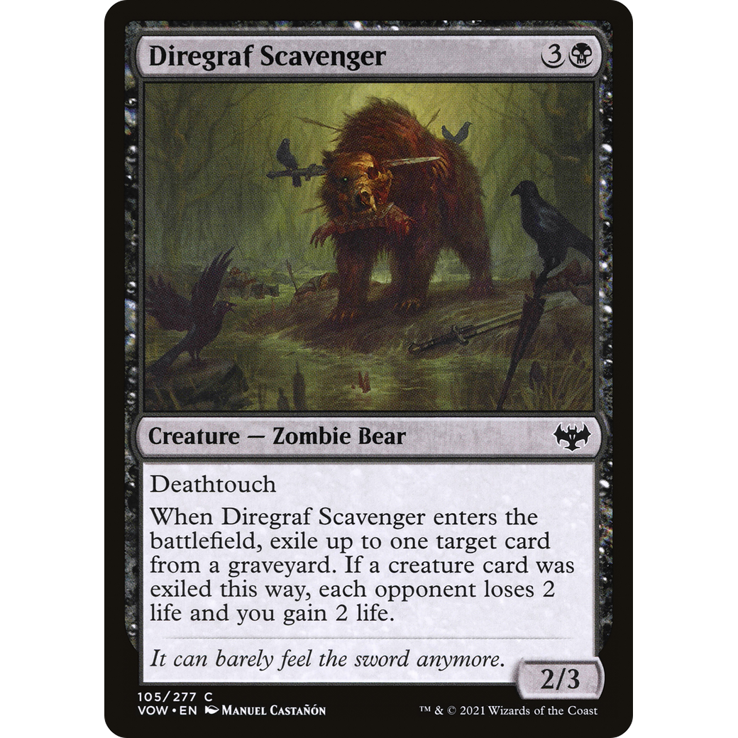 Diregraf Scavenger (VOW-105) - Innistrad: Crimson Vow Foil