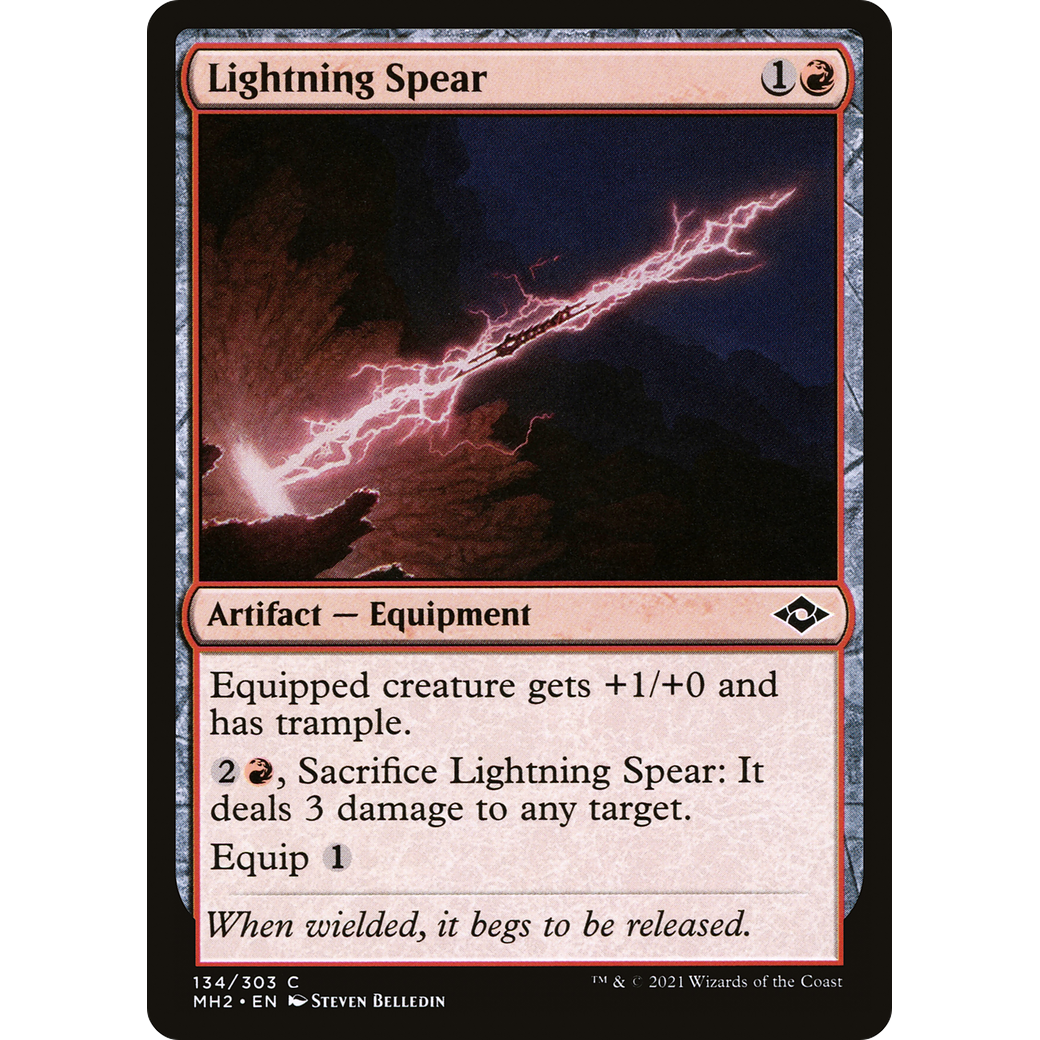 Lightning Spear (MH2-134) - Modern Horizons 2 Foil