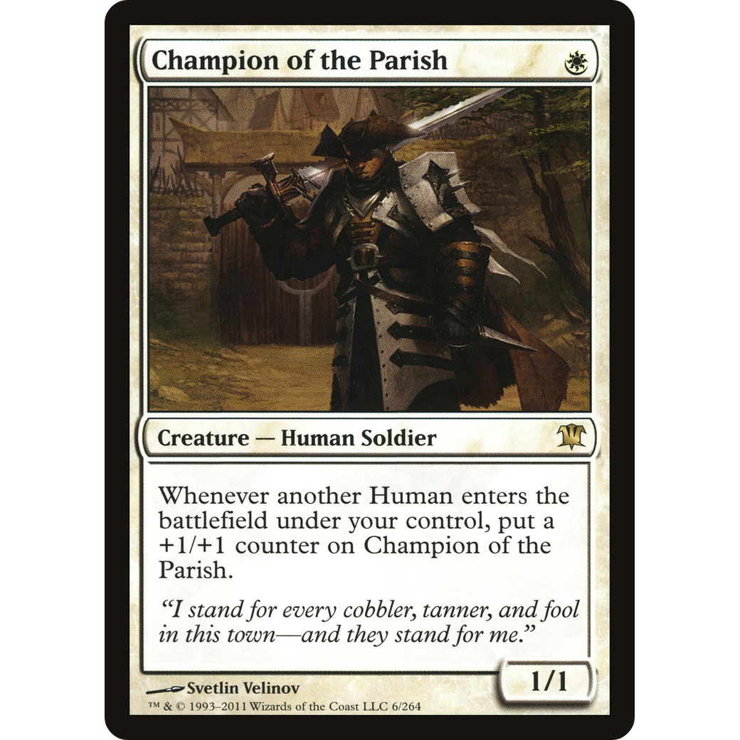 Champion of the Parish (ISD-006) - Innistrad Foil