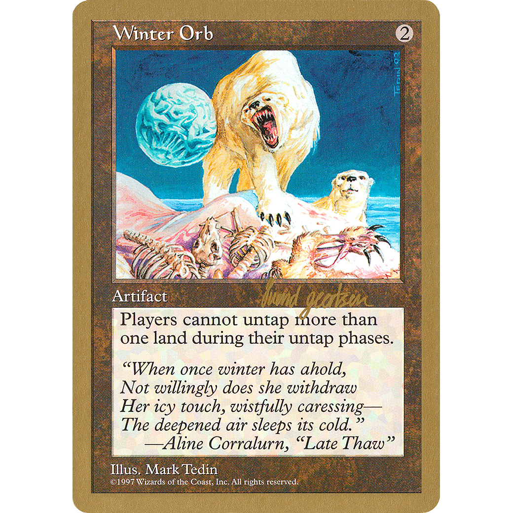 Winter Orb - 1997 Svend Geertsen (5ED) (WCD-) - World Championship Decks 1997
