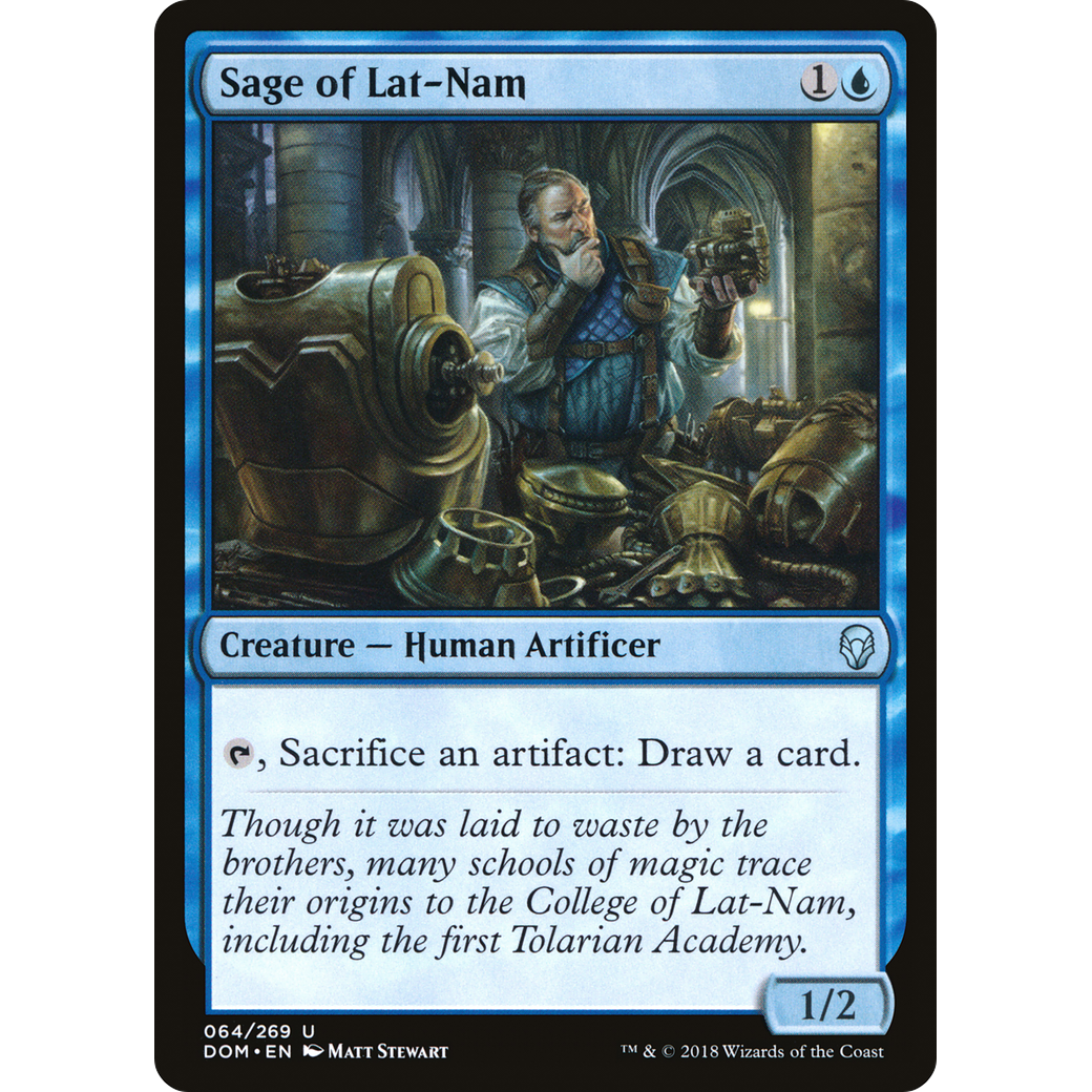 Sage of Lat-Nam (DOM-064) - Dominaria Foil