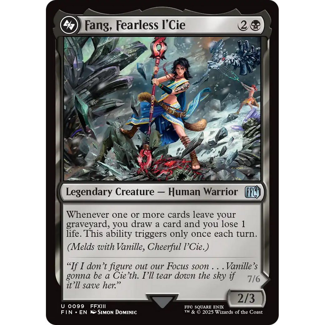 Fang, Fearless l'Cie (FIN-099) - FINAL FANTASY