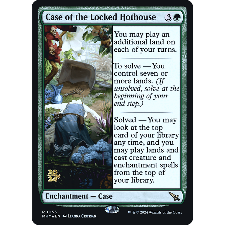 Case of the Locked Hothouse (PRE-155S) - Murders at Karlov Manor Promos Foil