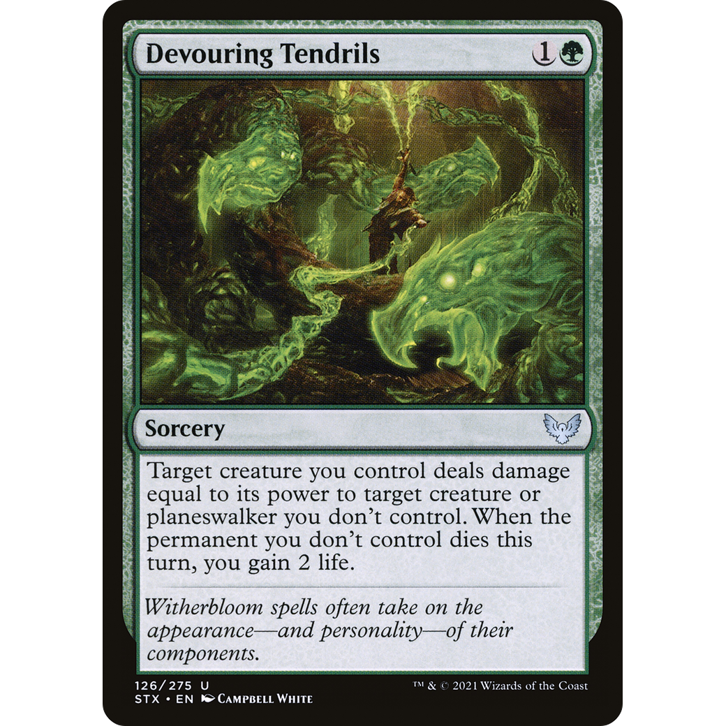 Devouring Tendrils (STX-126) - Strixhaven: School of Mages Foil