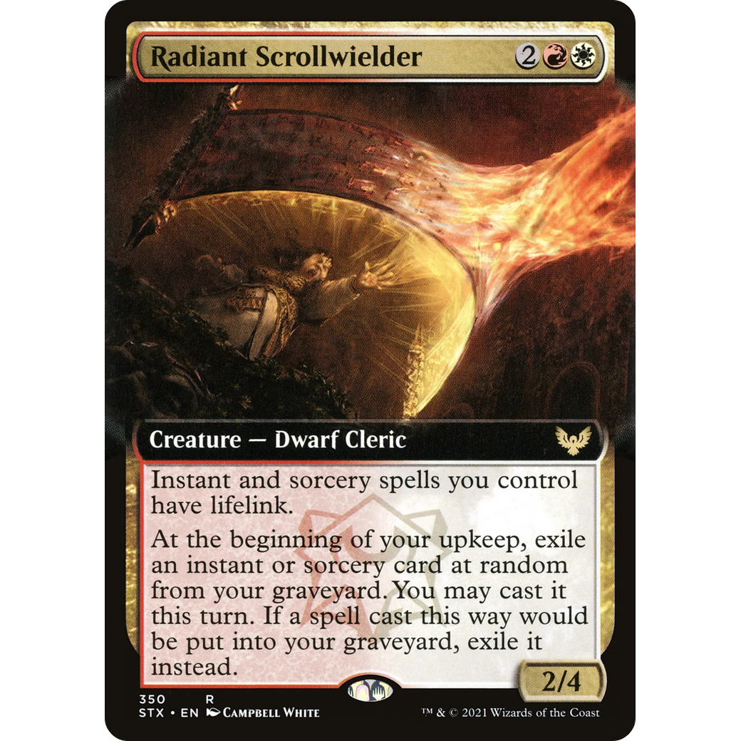 Radiant Scrollwielder (Extended Art) (STX-350) - Strixhaven: School of Mages: (Extended Art)
