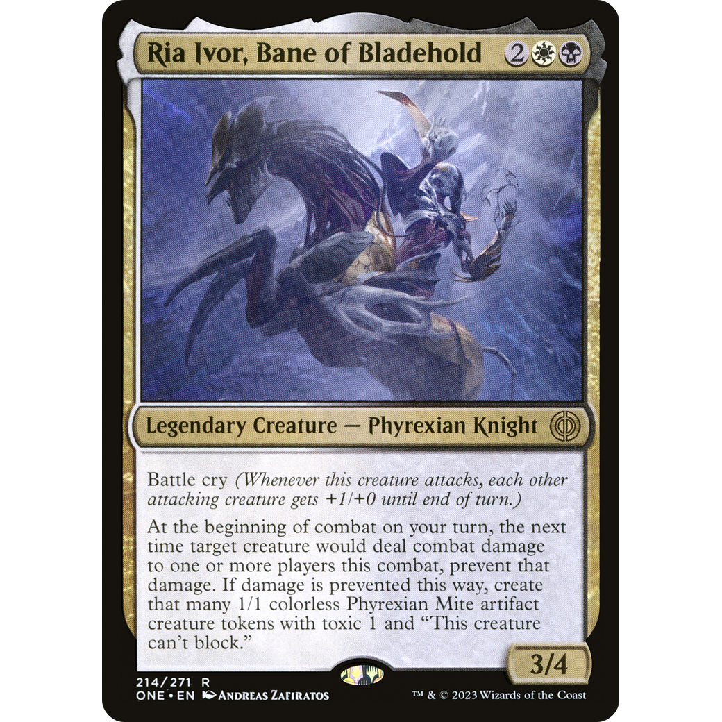 Ria Ivor, Bane of Bladehold (ONE-214) - Phyrexia: All Will Be One