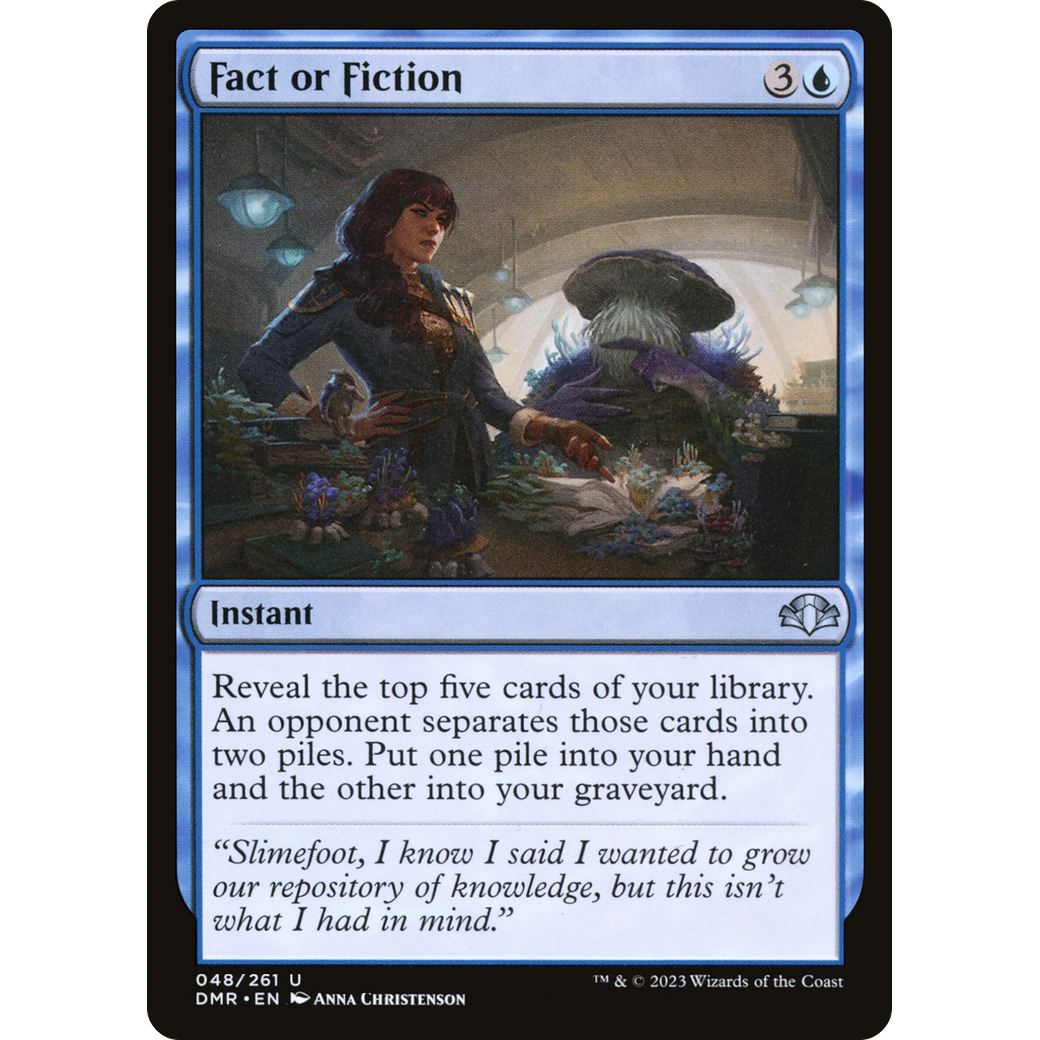 Fact or Fiction (DMR-048) - Dominaria Remastered Foil