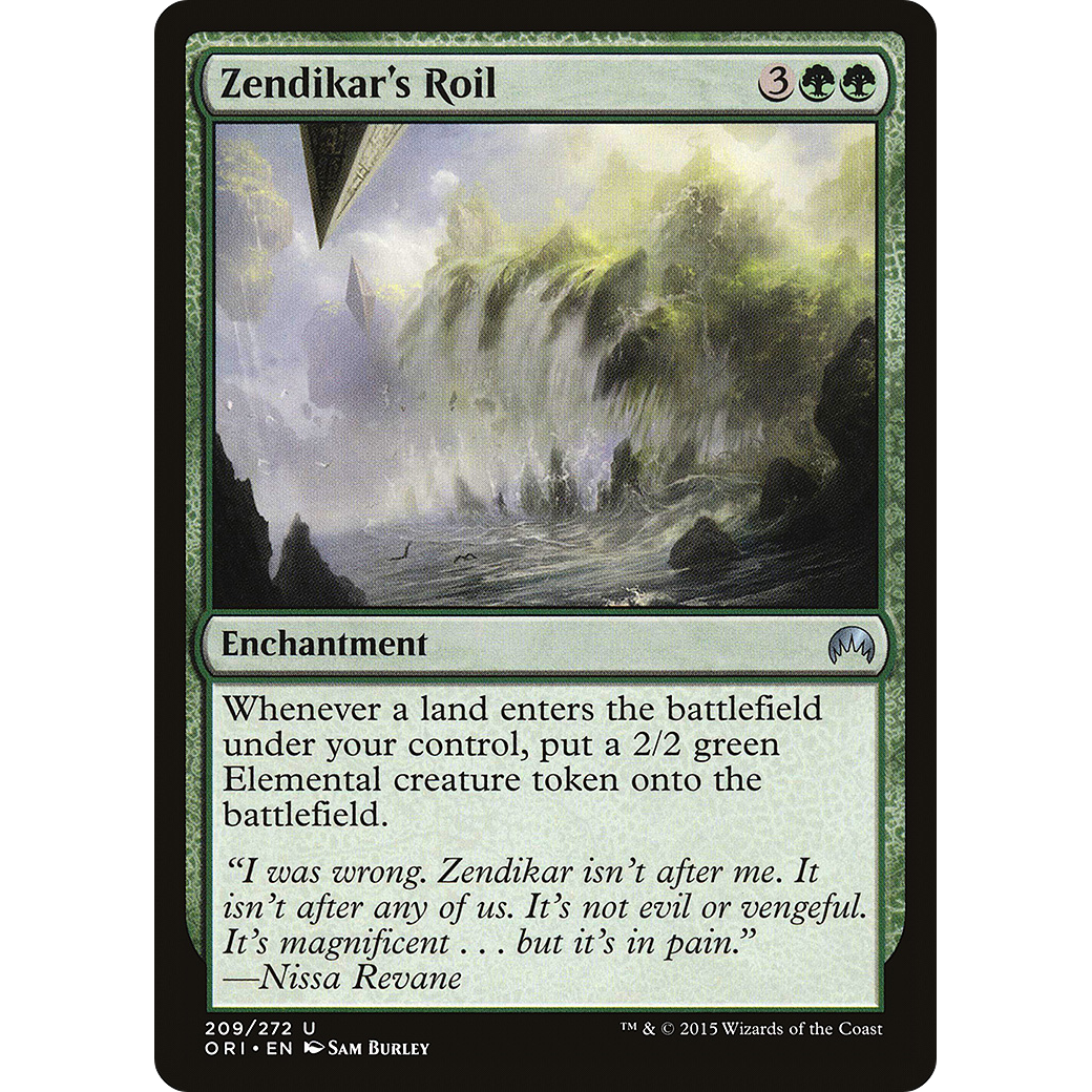 Zendikar's Roil (ORI-209) - Magic Origins Foil