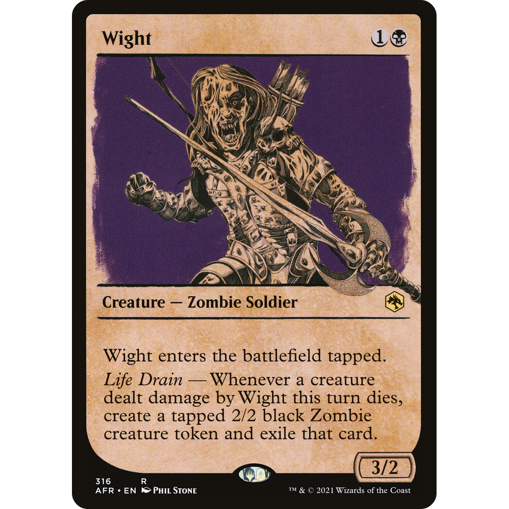 Wight (Showcase) (AFR-316) - Adventures in the Forgotten Realms: (Showcase) Foil
