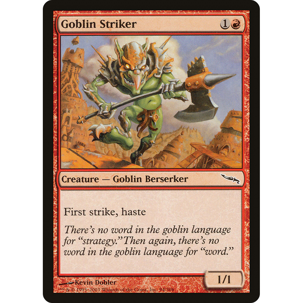Goblin Striker (MRD-094) - Mirrodin Foil