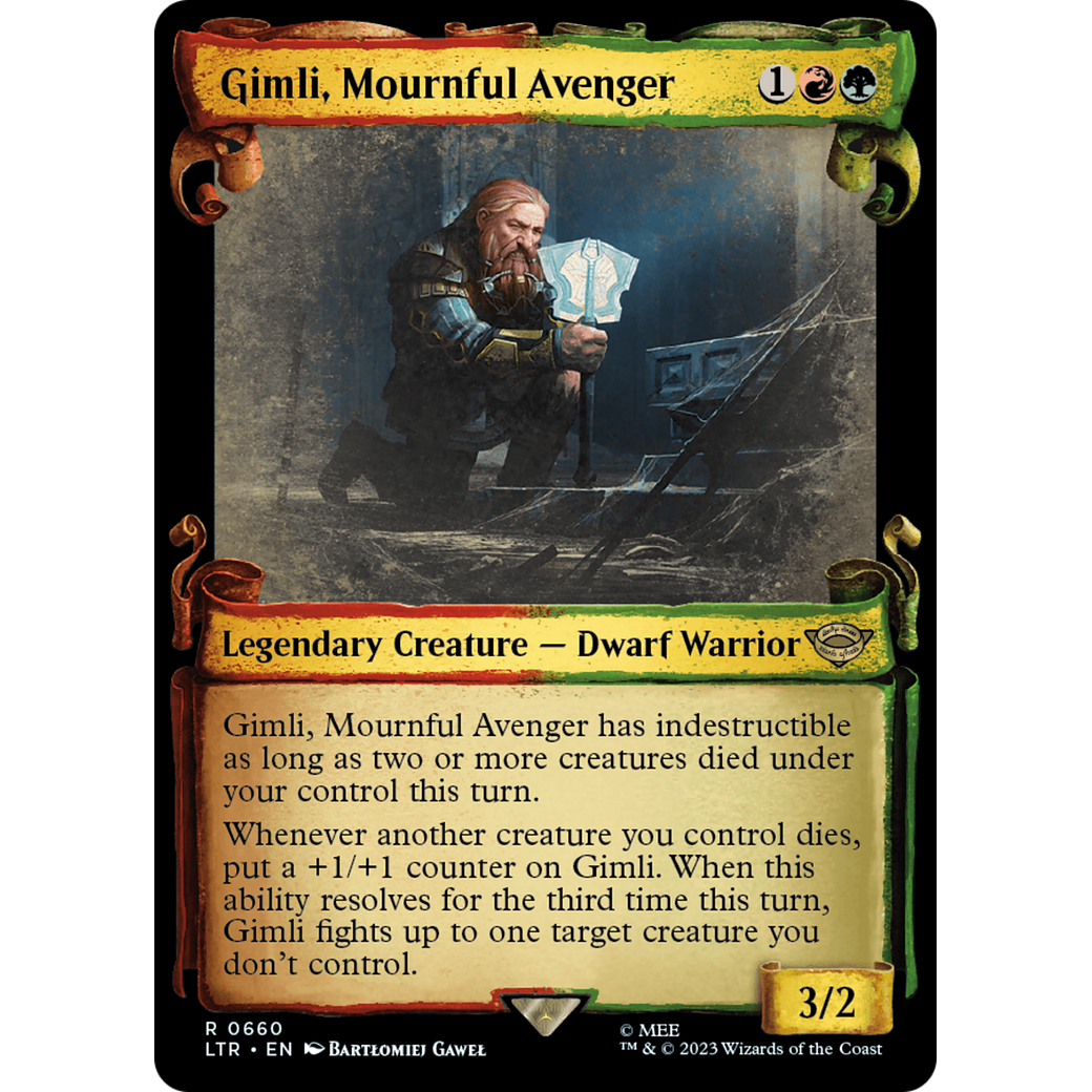 Gimli, Mournful Avenger (LTR-660) - The Lord of the Rings: Tales of Middle-earth: (Showcase)