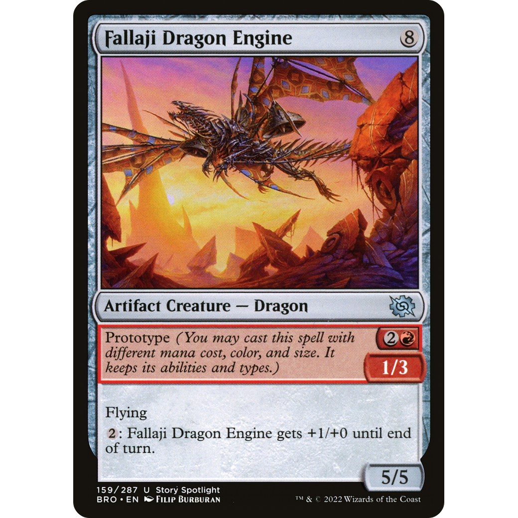 Fallaji Dragon Engine (BRO-159) - The Brothers' War Foil