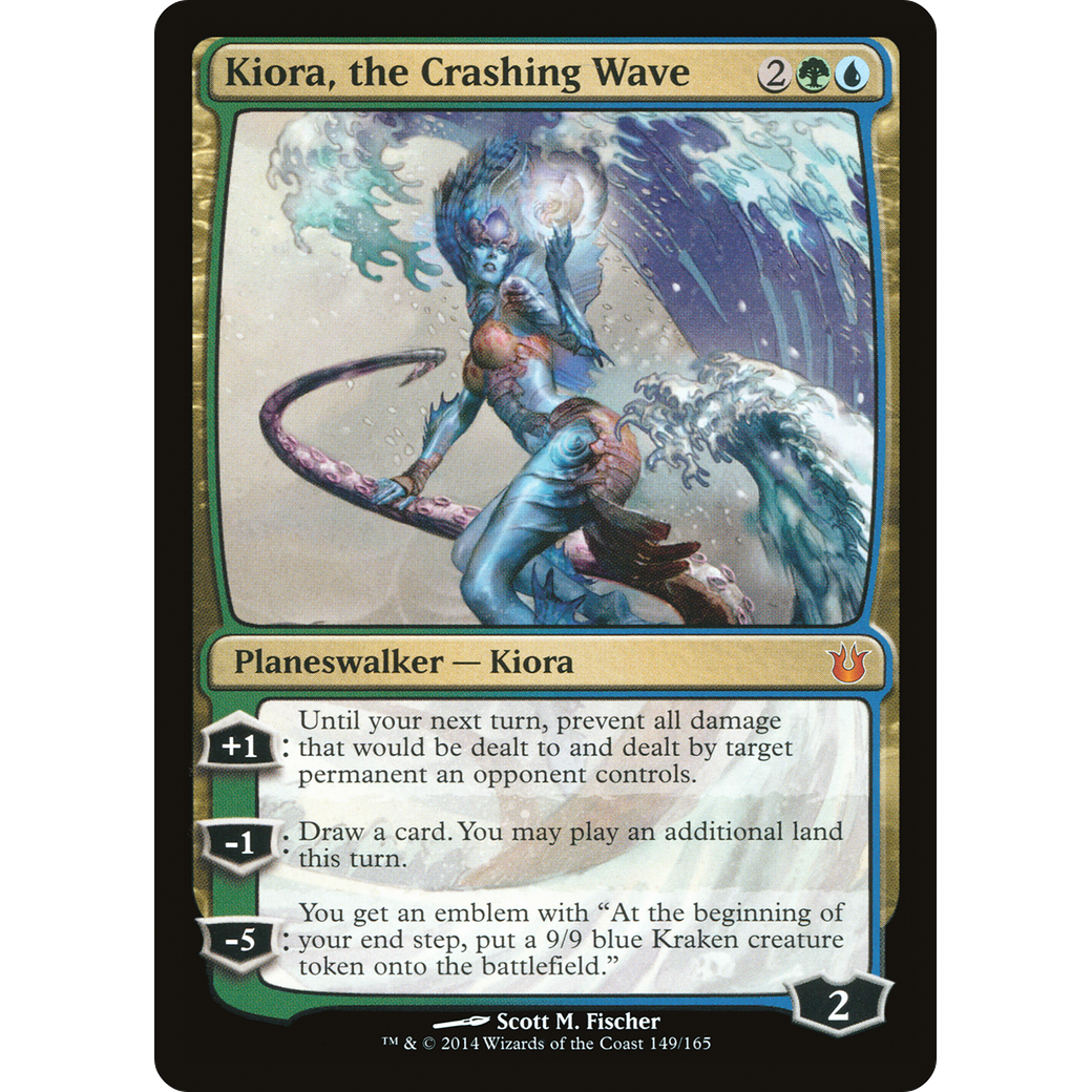 Kiora, the Crashing Wave (BNG-149) - Born of the Gods Foil