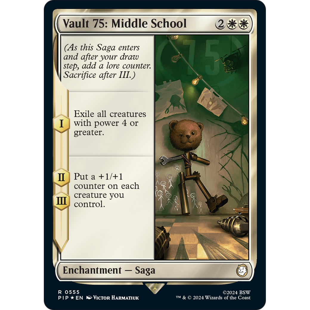 Vault 75: Middle School (PIP-555) - Fallout Foil