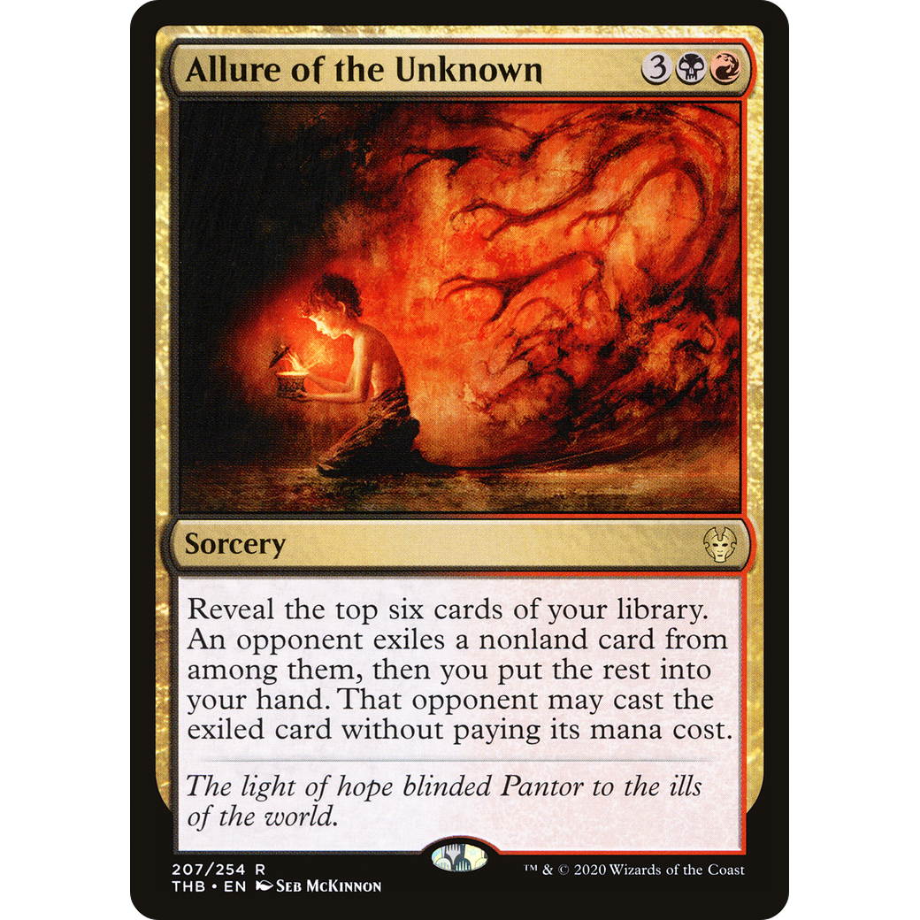 Allure of the Unknown (THB-207) - Theros Beyond Death Foil