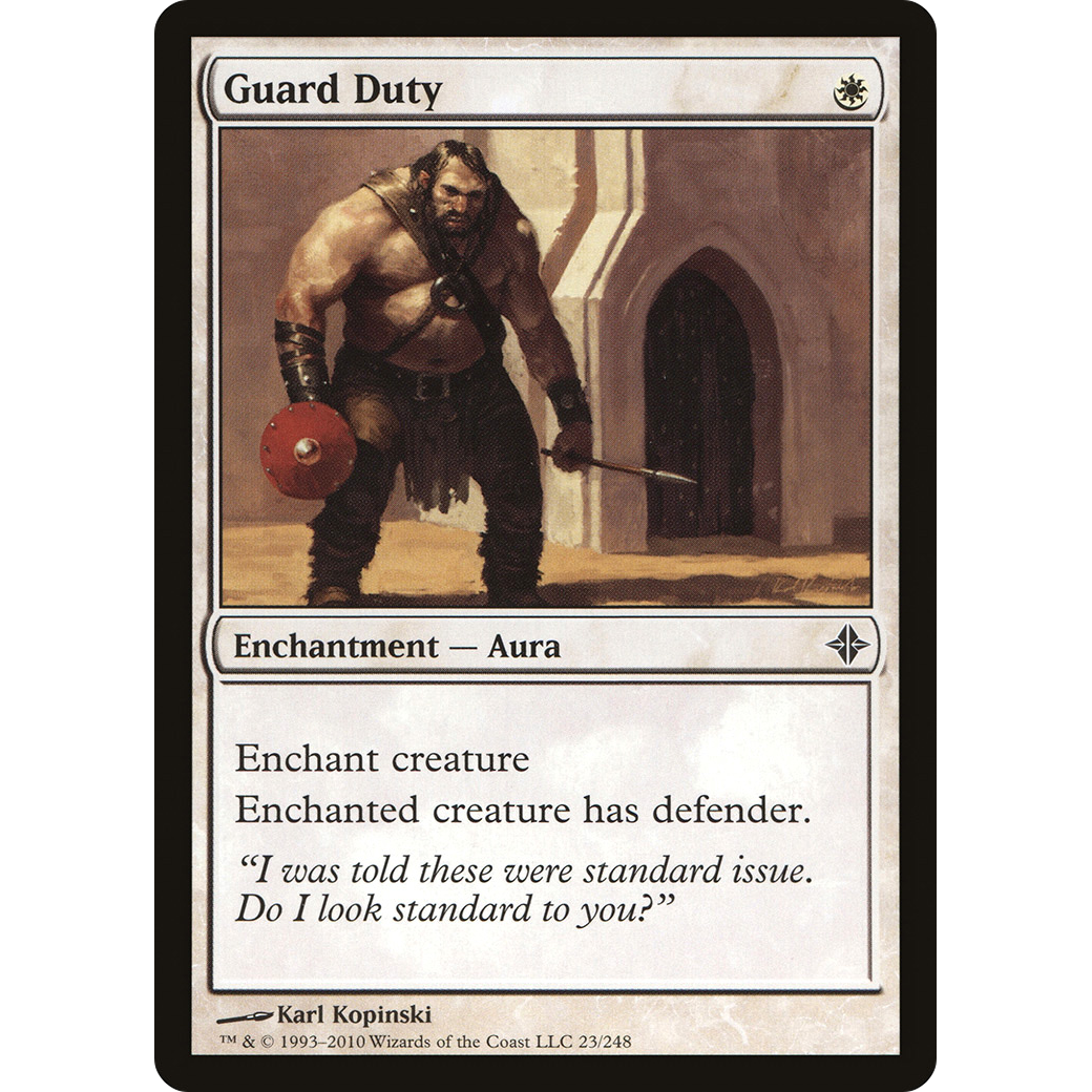 Guard Duty (ROE-023) - Rise of the Eldrazi Foil