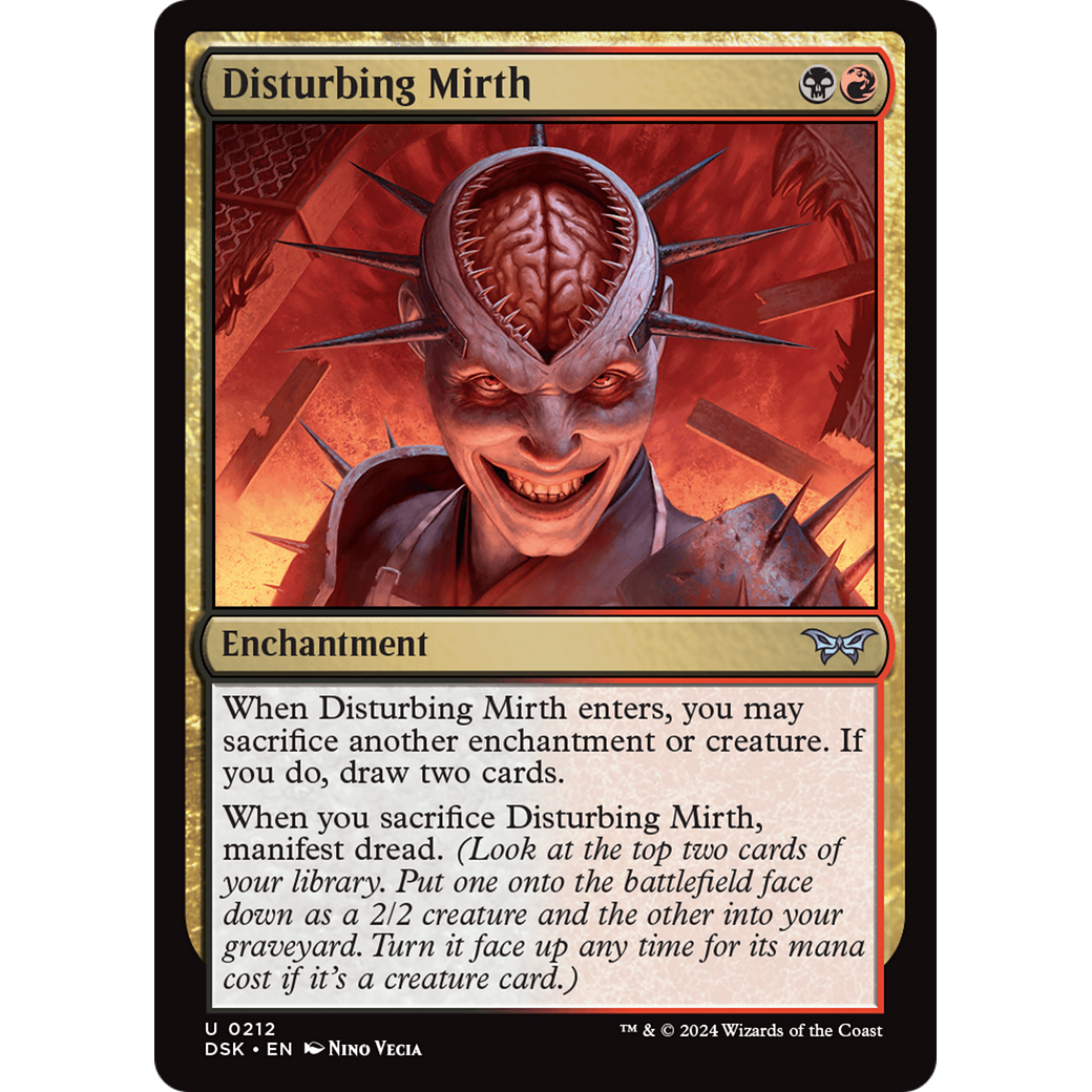 Disturbing Mirth (DSK-212) - Duskmourn: House of Horror Foil