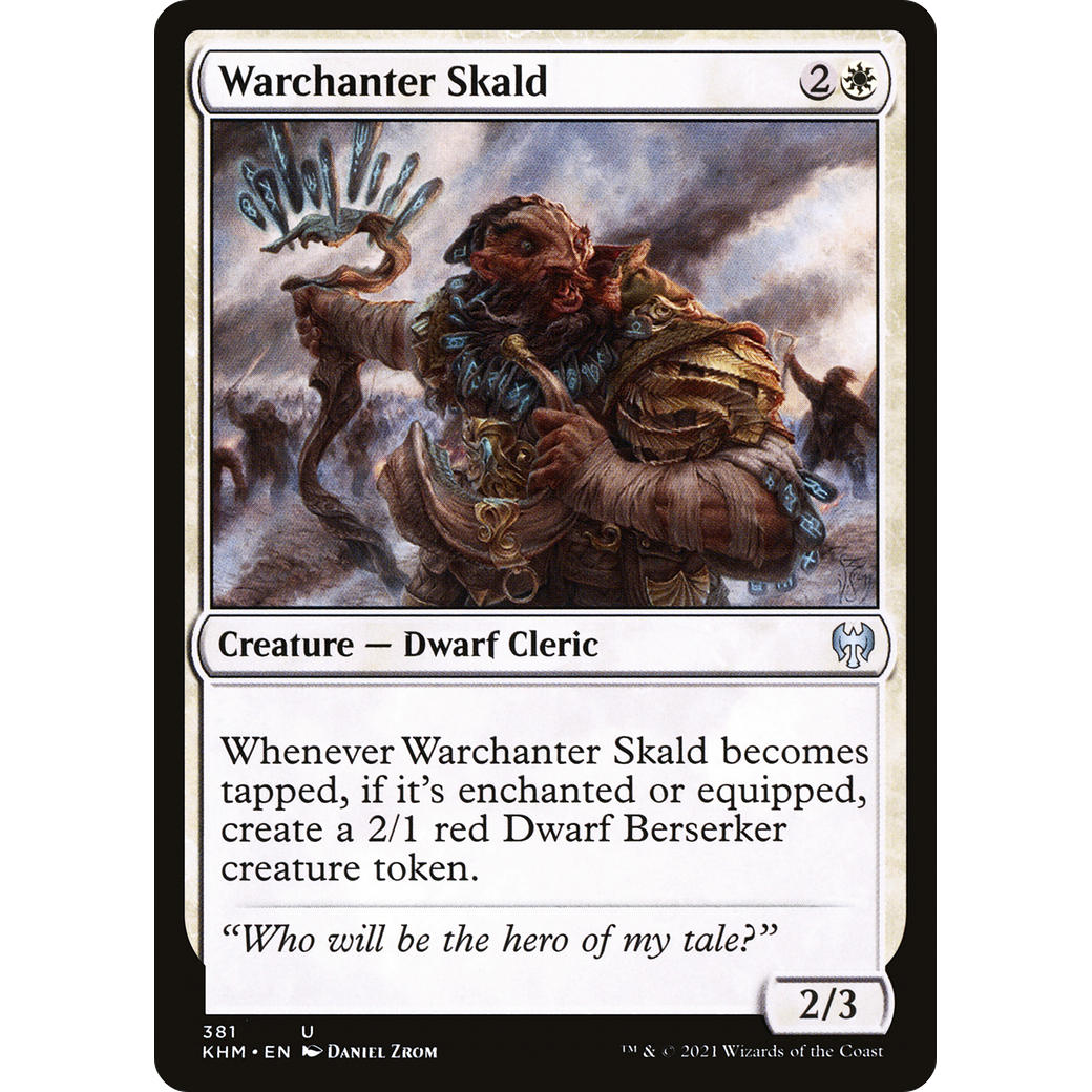 Warchanter Skald (KHM-381) - Kaldheim