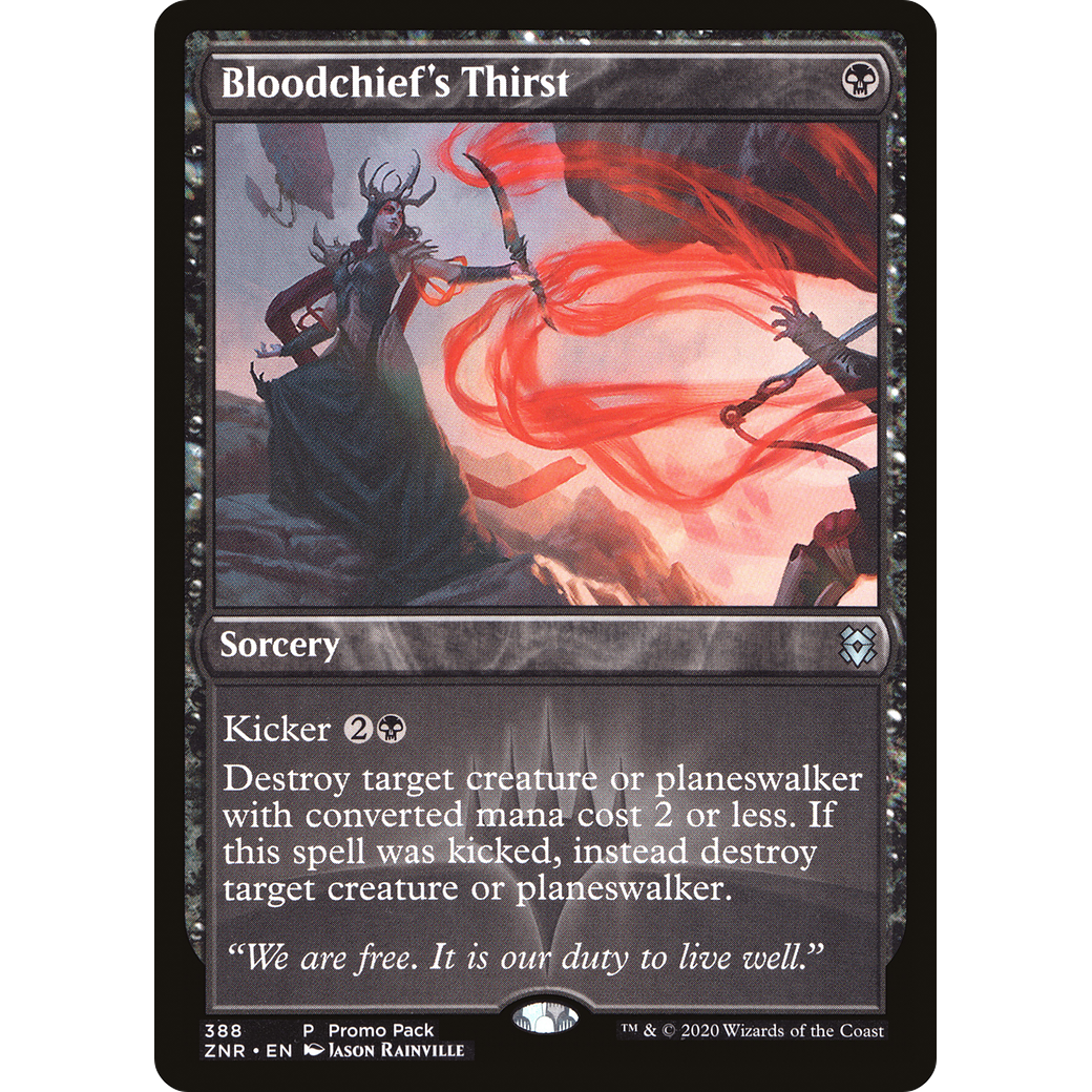 Bloodchief's Thirst (PPZNR-388) - Zendikar Rising