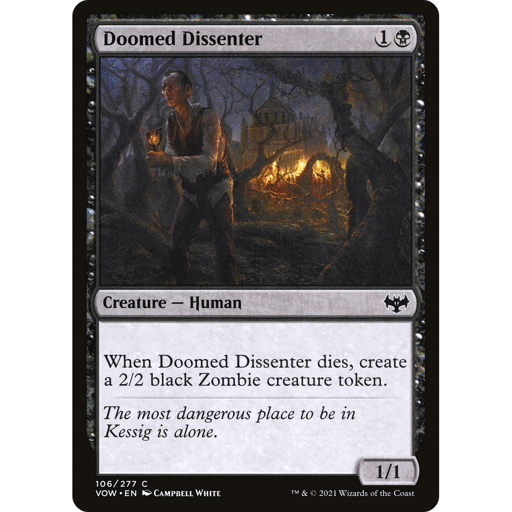 Doomed Dissenter (VOW-106) - Innistrad: Crimson Vow