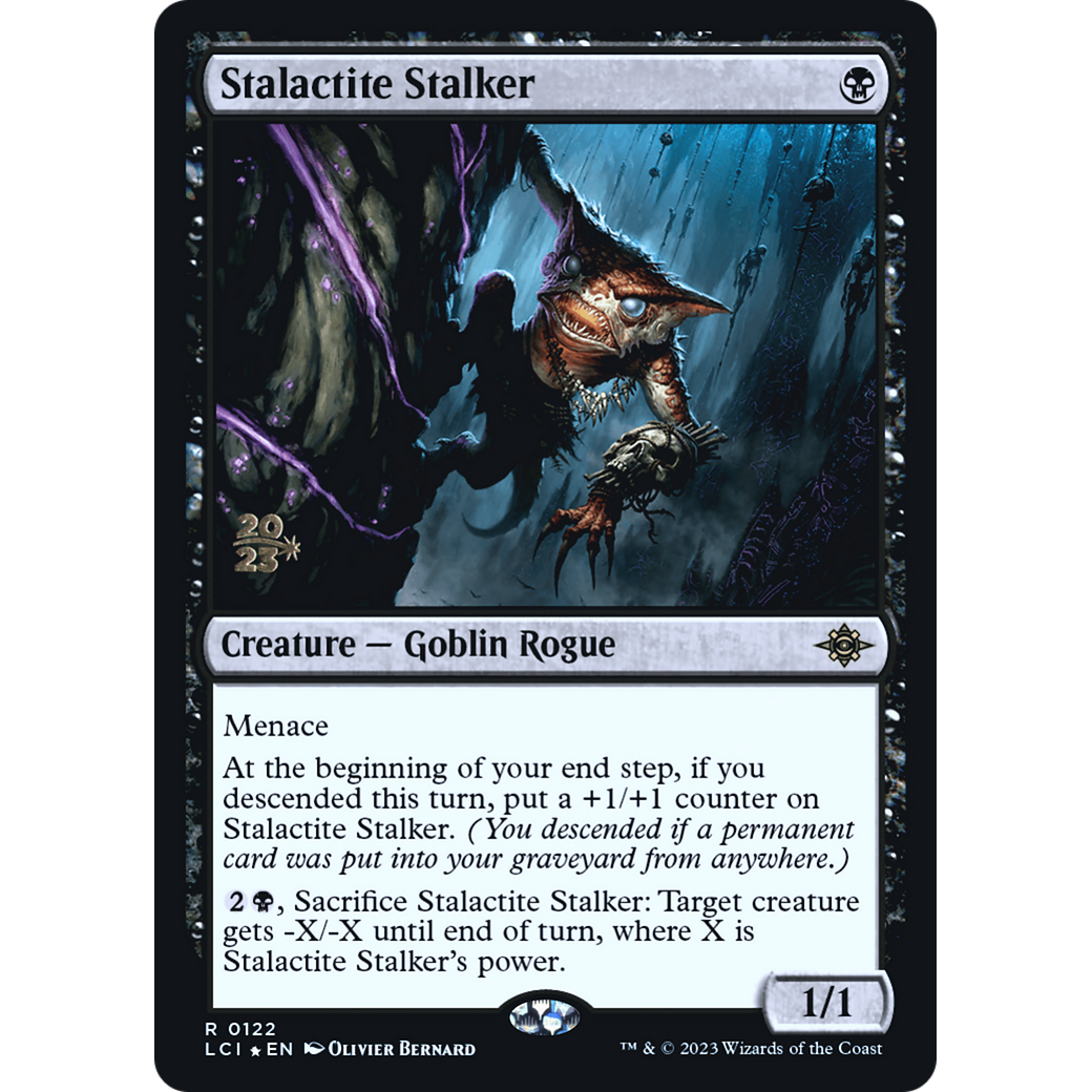 Stalactite Stalker (PRE-122S) - The Lost Caverns of Ixalan Promos Foil