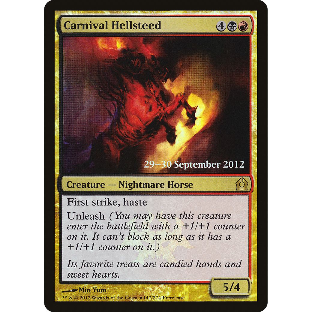 Carnival Hellsteed (PRE-147) - Return to Ravnica Promos Foil