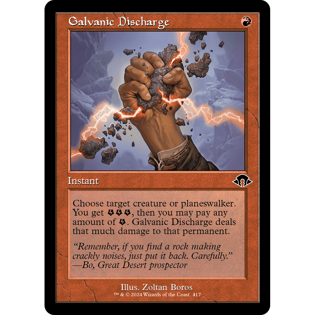 Galvanic Discharge (MH3-417) - Modern Horizons 3 Foil