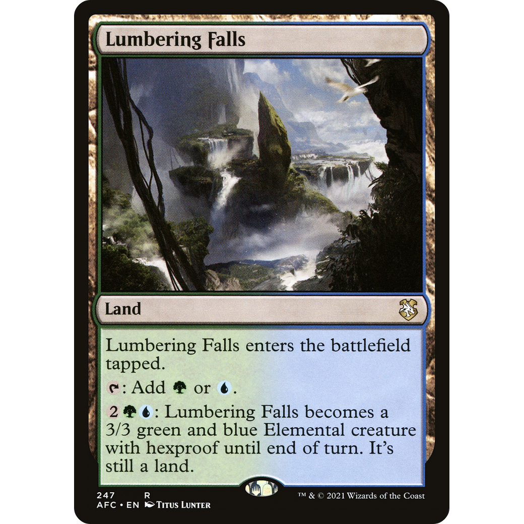 Lumbering Falls (AFC-247) - Forgotten Realms Commander