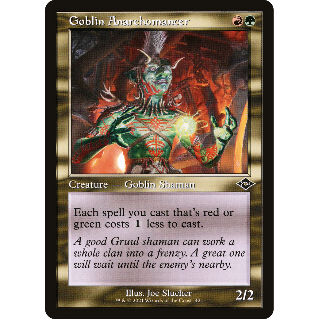 Goblin Anarchomancer (Retro Frame) (MH2-421) - Modern Horizons 2 Foil