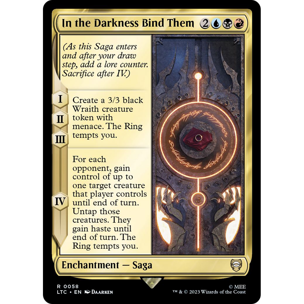 In the Darkness Bind Them (LTC-058) - Tales of Middle-earth Commander