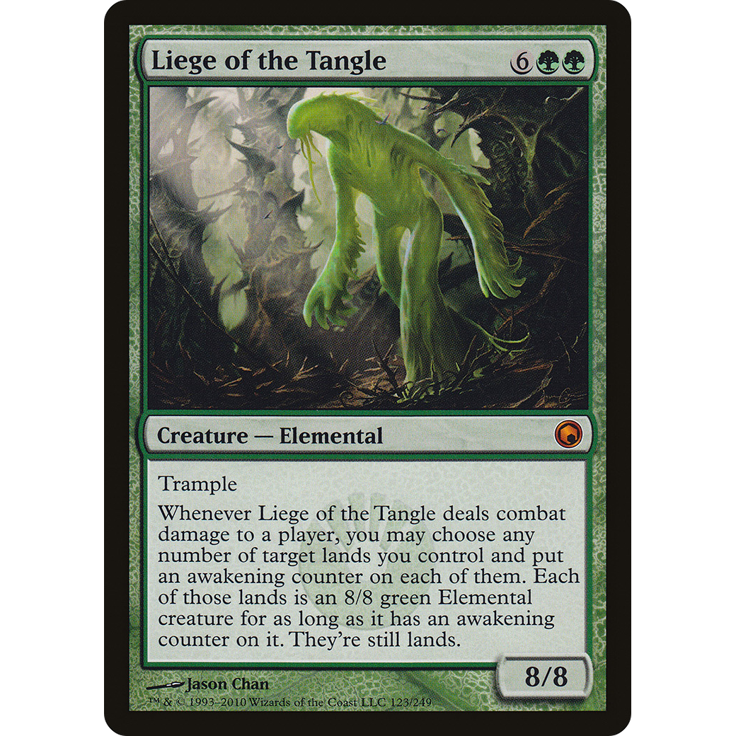 Liege of the Tangle (SOM-123) - Scars of Mirrodin Foil