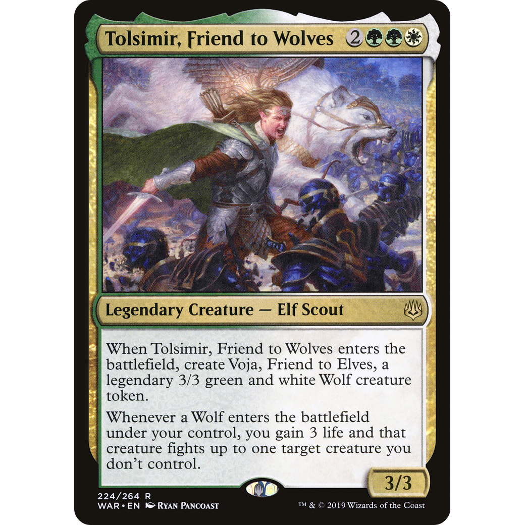 Tolsimir, Friend to Wolves (WAR-224) - War of the Spark