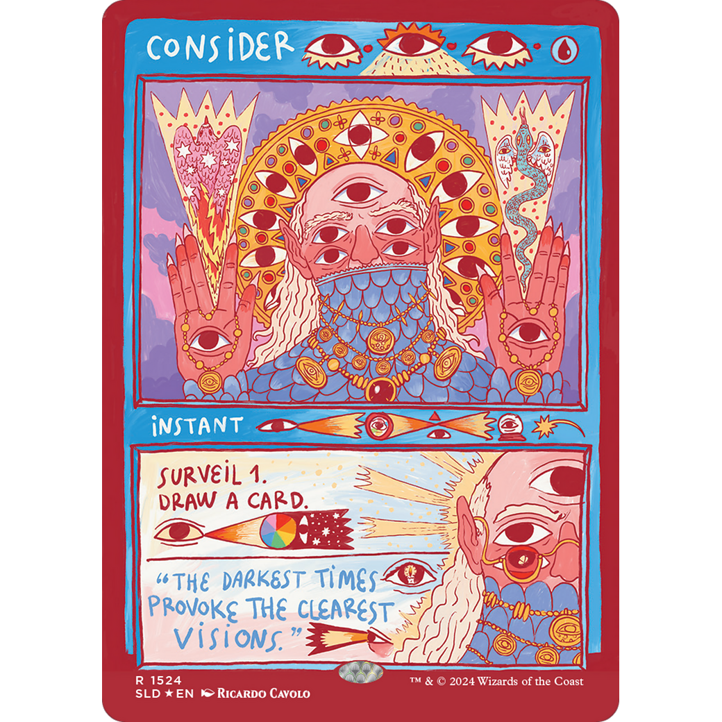 Consider (Rainbow Foil) (SLD-1524) - Secret Lair Drop: (borderless) Foil