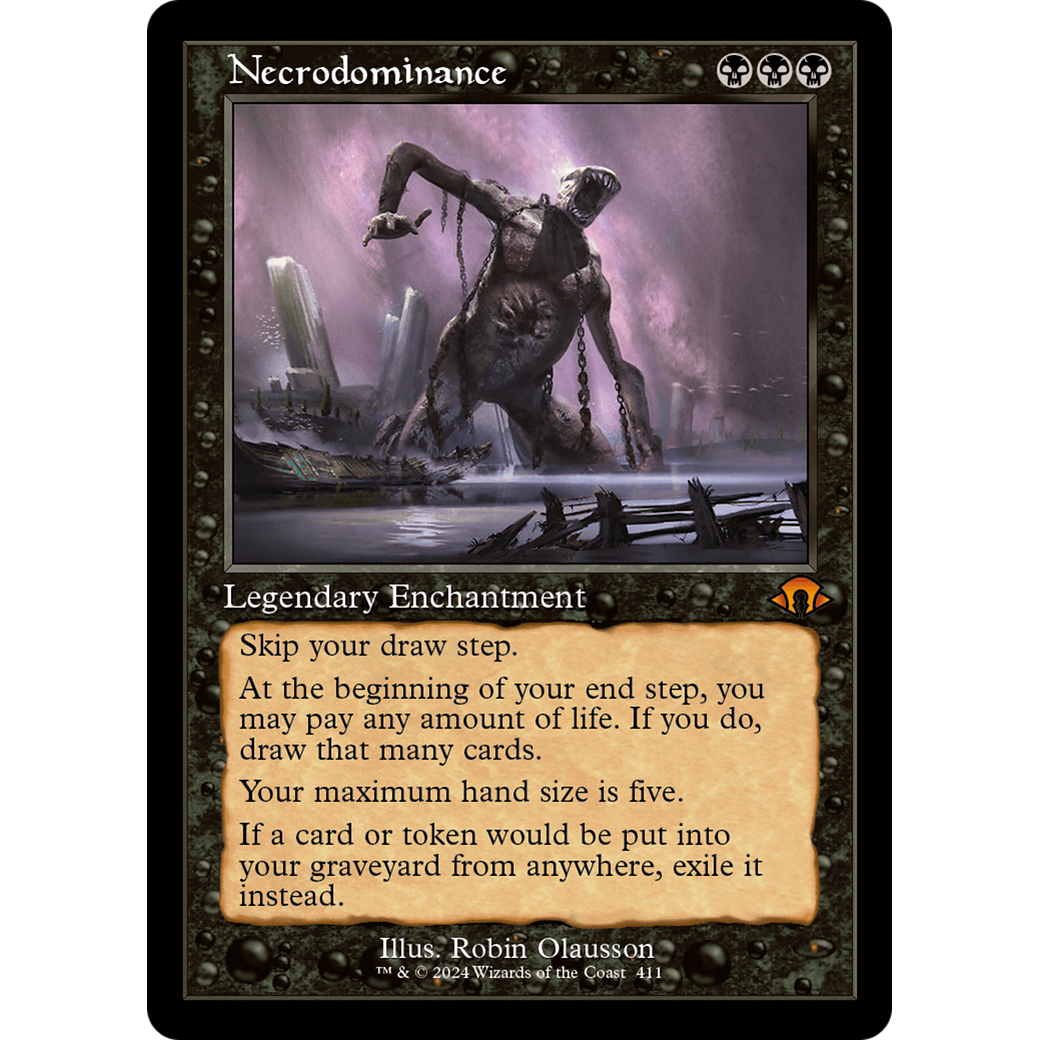Necrodominance (MH3-411) - Modern Horizons 3 Foil