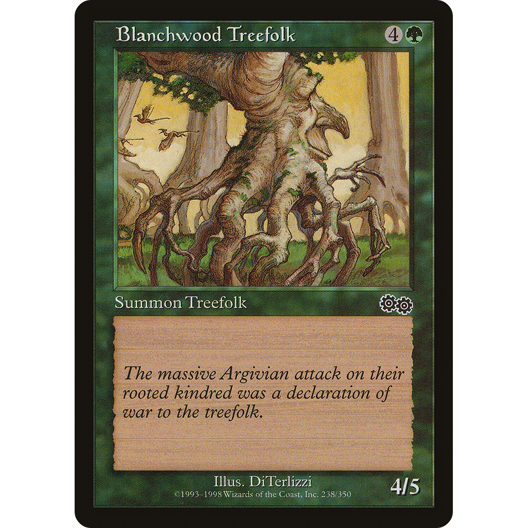 Blanchwood Treefolk (USG-238) - Urza's Saga
