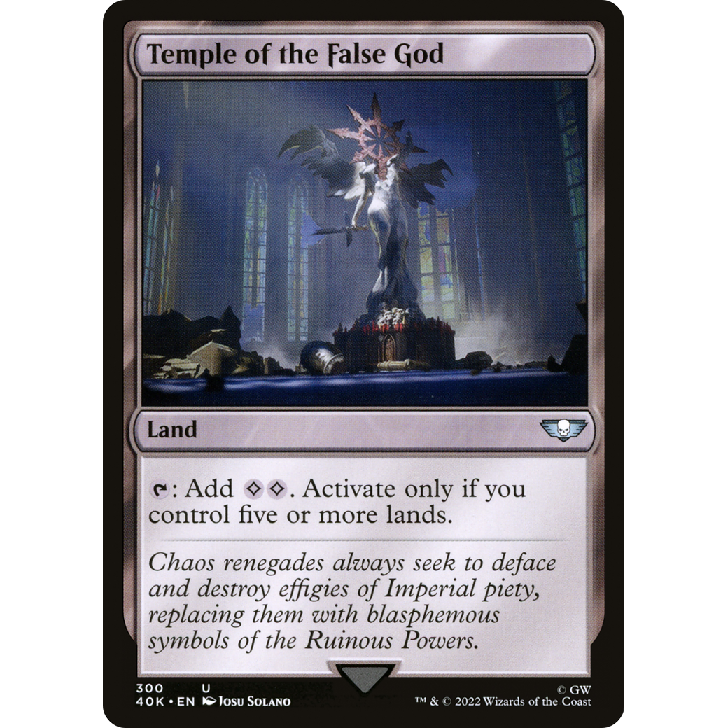 Temple of the False God (40K-300) - Warhammer 40,000 Commander