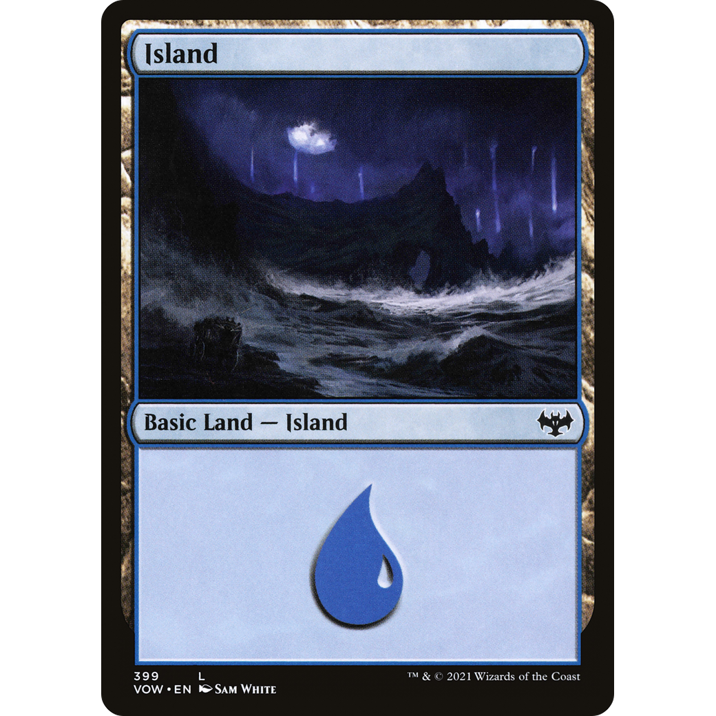 Island (399) (VOW-399) - Innistrad: Crimson Vow Foil