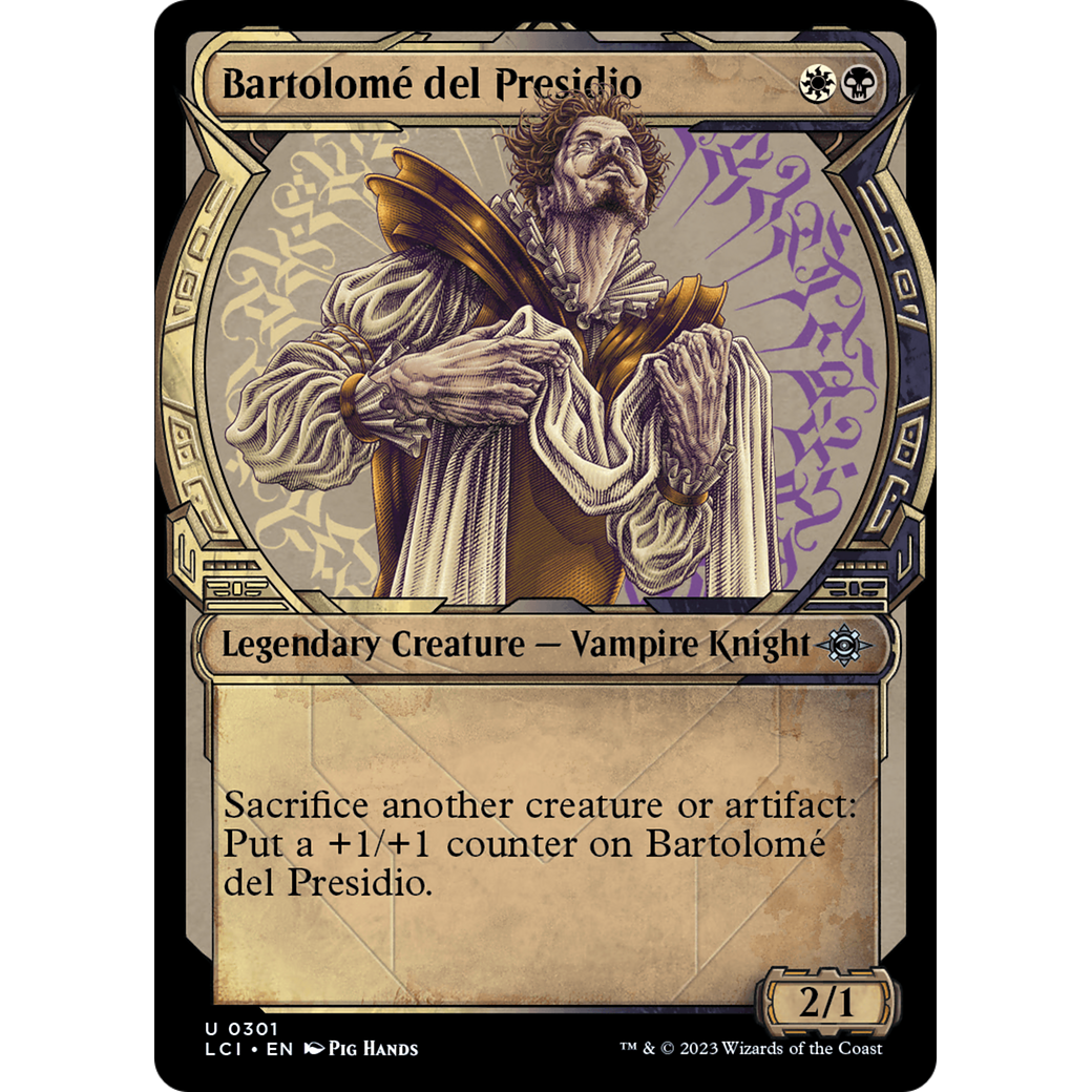 Bartolomé del Presidio (LCI-301) - The Lost Caverns of Ixalan: (Showcase) Foil