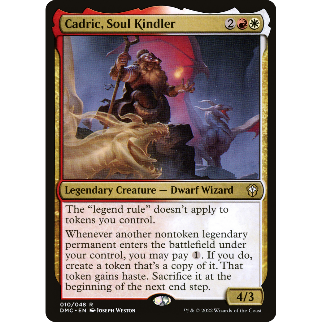Cadric, Soul Kindler (DMC-010) - Dominaria United Commander
